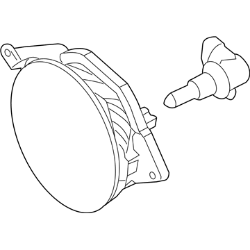Ford AR3Z-15200-A Fog Lamp Assembly, Front Passenger Side
