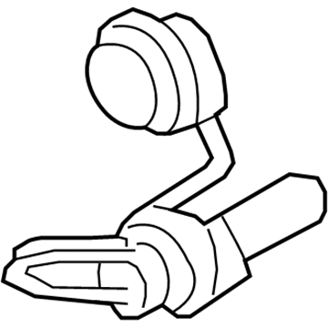 Ford CJ5Z-13410-A Socket & Wire, Rear Outer