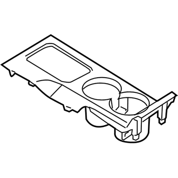 Mercury Milan Center Console Base - 8E5Z-54045A76-EC