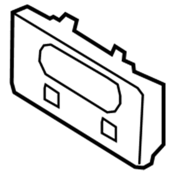 Ford AL3Z-17A385-A License Bracket, Front