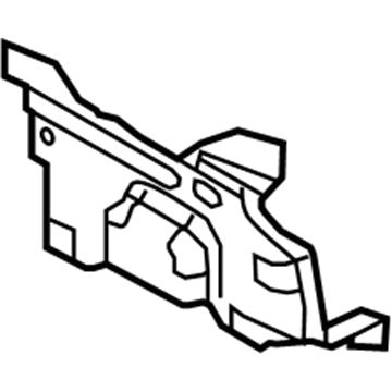 Ford 9L3Z-17B985-A Mount Plate, Front Driver Side