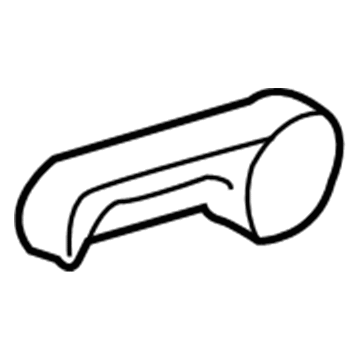 Ford 6E5Z-5461199-AAD Adjust Handle, Charcoal Black, Driver Side