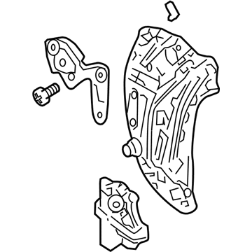 Ford 8R3Z-7630307-AA Window Regulator, Rear Driver Side