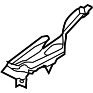 Ford BM5Z-5802038-A Side Reinforcement, Passenger Side
