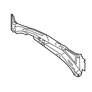 Ford DS7Z-5424300-A Center Pillar Reinforcement, Passenger Side