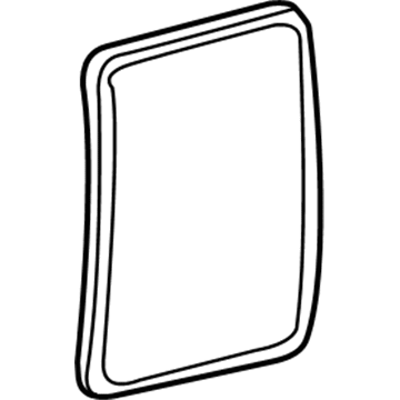 Ford F2UZ-15257A22-C Glass Assembly, Green, Front Center Passenger Side