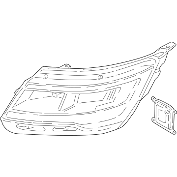 Lincoln Corsair Headlight - LJ7Z-13008-V