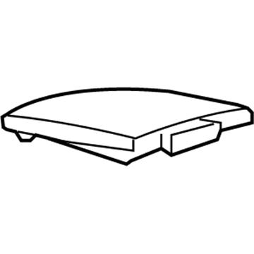 Ford 1L3Z-1506024-AAA Compartment Door, Center Lower