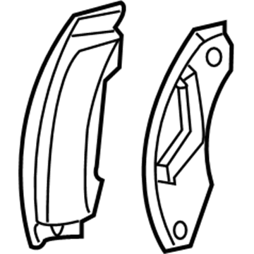 Ford 2U2Z-2V200-BB Brake Pads, Rear