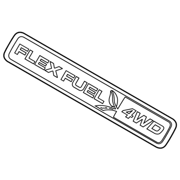 Ford DB5Z-9942528-B Nameplate