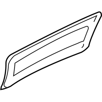Mercury Mariner Door Moldings - 5E6Z-7825557-AAPTM