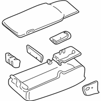 Lincoln Town Car Armrest - 6W1Z-54644A22-AAC Armrest Assembly, Camel