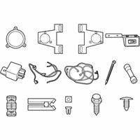 Ford Excursion Fog Light - 1C3Z-15200-BB Fog Lamp Assembly, Front