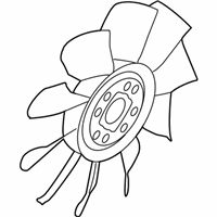 Ford E-250 Econoline Fan Blade - 7C3Z-8600-B Fan Blade