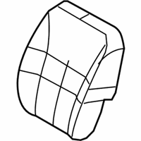 Ford Edge Seat Cover - 8T4Z-7864417-EC Seat Back Cover, Black, Front Driver Side