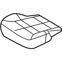 Ford Edge Seat Cover - 7T4Z-7862901-CB Cushion Cover, Camel, Front Driver Side