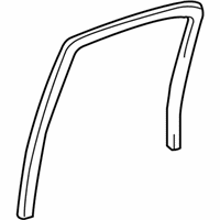 Ford Five Hundred Window Run - 8G1Z-5425766-A Run Channel, Rear Passenger Side