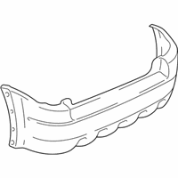 Ford Escape Parts - 2L8Z-17K835-FAPTM Bumper Cover, Rear