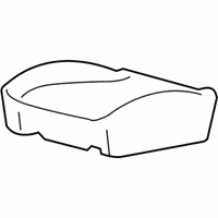Ford Seat Cover - 6L2Z-7863804-BAA Seat Cover, Black, Rear Center Passenger Side