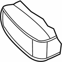 Ford Explorer Sport Seat Cushion - 1L2Z-9863840-BA Seat Cushion Pad, Rear Passenger Side