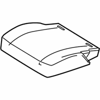 Ford Taurus X Seat Cover - 8A4Z-7463804-EB Seat Cover, Rear Center Passenger Side