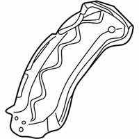 Ford Freestar Wheelhouse - 3F2Z-1728371-BA Splash Shield, Driver Side