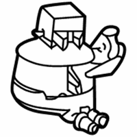 Ford Taurus Canister Purge Valve - 4F1Z-9C915-AC Purge Control Valve