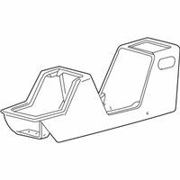 Ford Explorer Sport Trac Center Console Base - 1L5Z-35045A36-AAA Console Panel, Prairie Tan, Upper