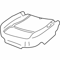 Lincoln Town Car Seat Cushion - 5W1Z-54632A22-A Seat Cushion Pad, Passenger Side