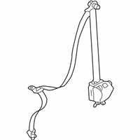 Ford Escape Seat Belt - 2L8Z-78611B69-AAA Lap & Shoulder Belt, Rear Driver Side