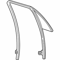 Ford Crown Victoria Window Run - F4MY-5426871-A Run Channel, Driver Side