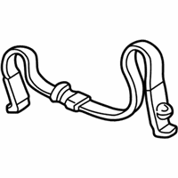 Ford Taurus Seat Belt - 2F1Z-54611B60-AAB Lap Belt, Front Center