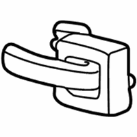 Ford Explorer Sport Door Handle - 3L2Z-7821818-AAA Handle, Inside, Front Inner Passenger Side