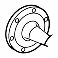 Lincoln Axle Shaft - 4L1Z-3220-AA Drive Axle, Front Driver Side