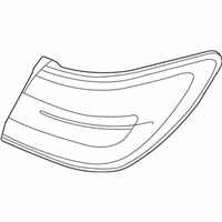 Lincoln MKZ Tail Light - 6H6Z-13404-B Tail Lamp, Rear Passenger Side