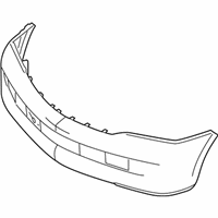 Lincoln Bumper - 7L7Z-17D957-APTM Bumper Cover, Front