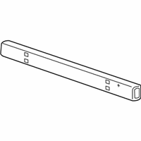 Mercury Monterey Bumper - 3F2Z-17906-AA Impact Bar, Rear