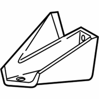 Lincoln LS Motor And Transmission Mount - 5R8Z-6031-AA Front Mount Bracket, Passenger Side