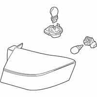 Ford Focus Tail Light - 8S4Z-13405-D Tail Lamp Assembly, Rear Driver Side