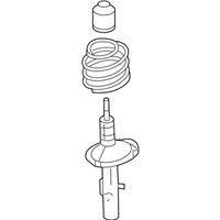 Ford Taurus Shock Absorber - 9G1Z-18124-A Strut, Front Passenger Side