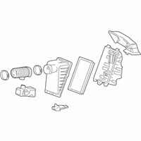 Mercury Monterey Air Filter Box - 5F2Z-9600-AA Air Cleaner Assembly