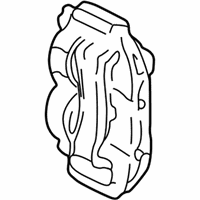 Ford E-150 Econoline Brake Caliper - F4TZ-2B120-B Caliper Assembly, Front Passenger Side