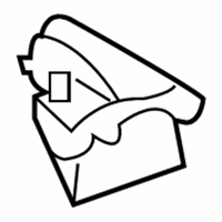 Ford Excursion Wheelhouse - 3C7Z-16102-AA Splash Shield, Front Passenger Side