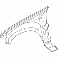 Lincoln Aviator Fender - 3C5Z-16006-AA Fender, Front Driver Side