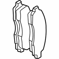 Lincoln Aviator Brake Pads - 4U2Z-2V001-AB Front Pads