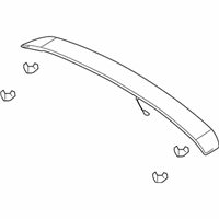 Mercury Milan Spoiler - 6E5Z-5444210-AA Spoiler Assembly, Rear