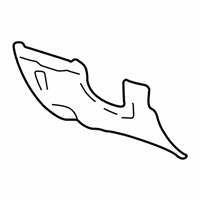 Lincoln LS Steering Column Cover - 4W4Z-5404459-FAA Column Cover