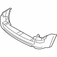 Mercury Mariner Bumper - 8E6Z-17K835-APTM Bumper Cover