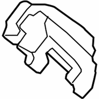 Mercury Brake Caliper - 6L8Z-2552-A Caliper, Rear Driver Side