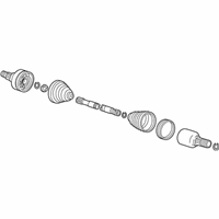 Mercury Montego Axle Shaft - 6F9Z-4K138-A Axle Shaft Assembly, Rear Passenger Side